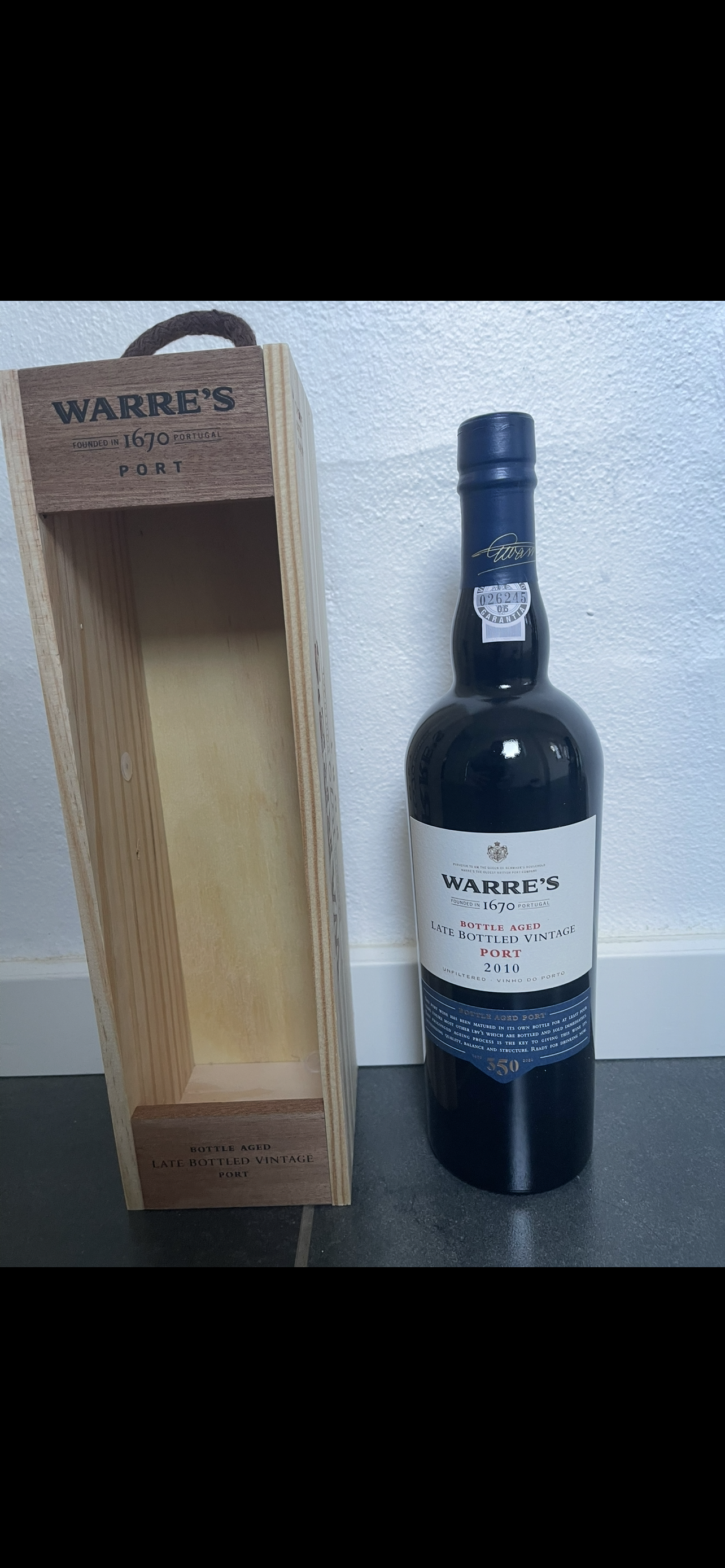 Warres lbv 2010 unfilteret
